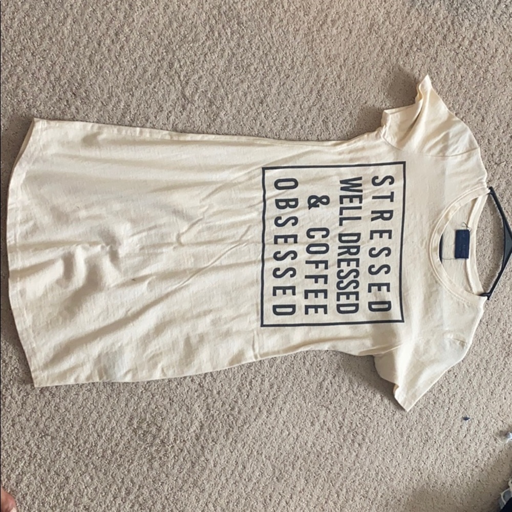 Fitted t shirt dress